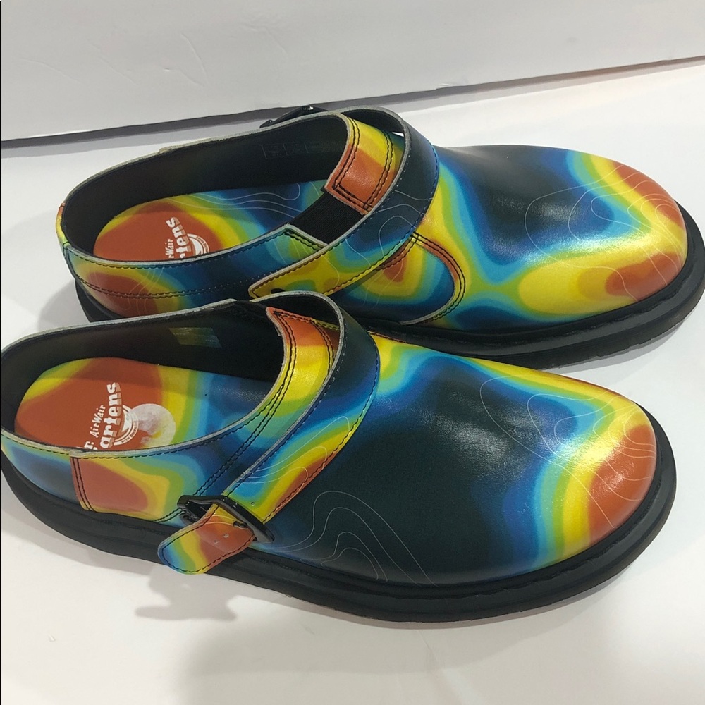 Doc Martens ISHAM GENIX THERMAL MAP LEATHER SLINGBACK MULE‎ mules size 11 men - Picture 2 of 10